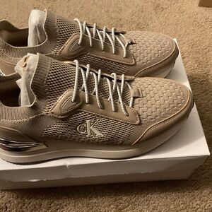 Calvin Klein Vikas leather sneakers